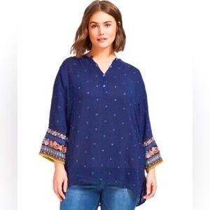 Johnny was Eyelet Tunic